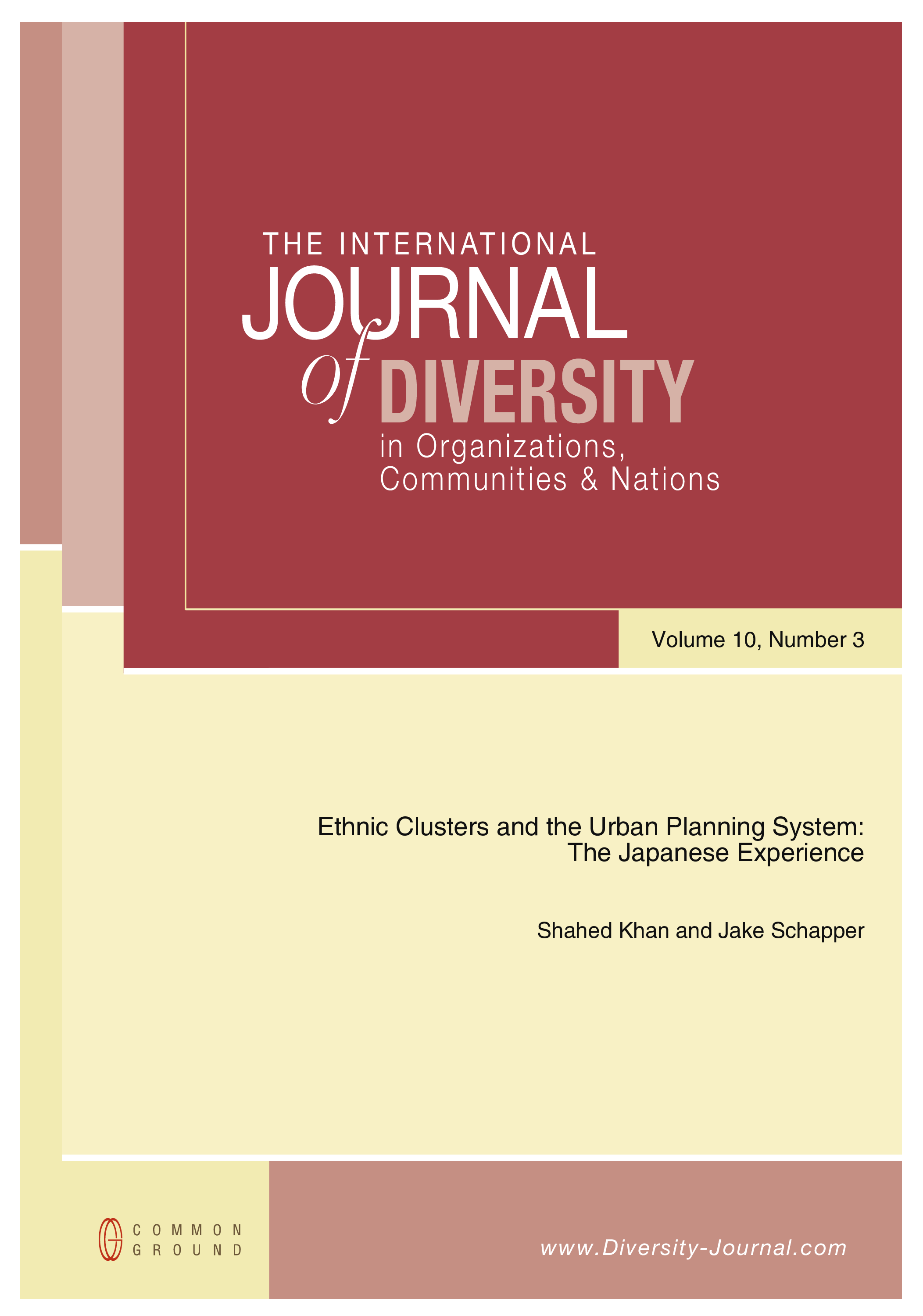 Ethnic Clusters and the Urban Planning System - Article - CGScholar
