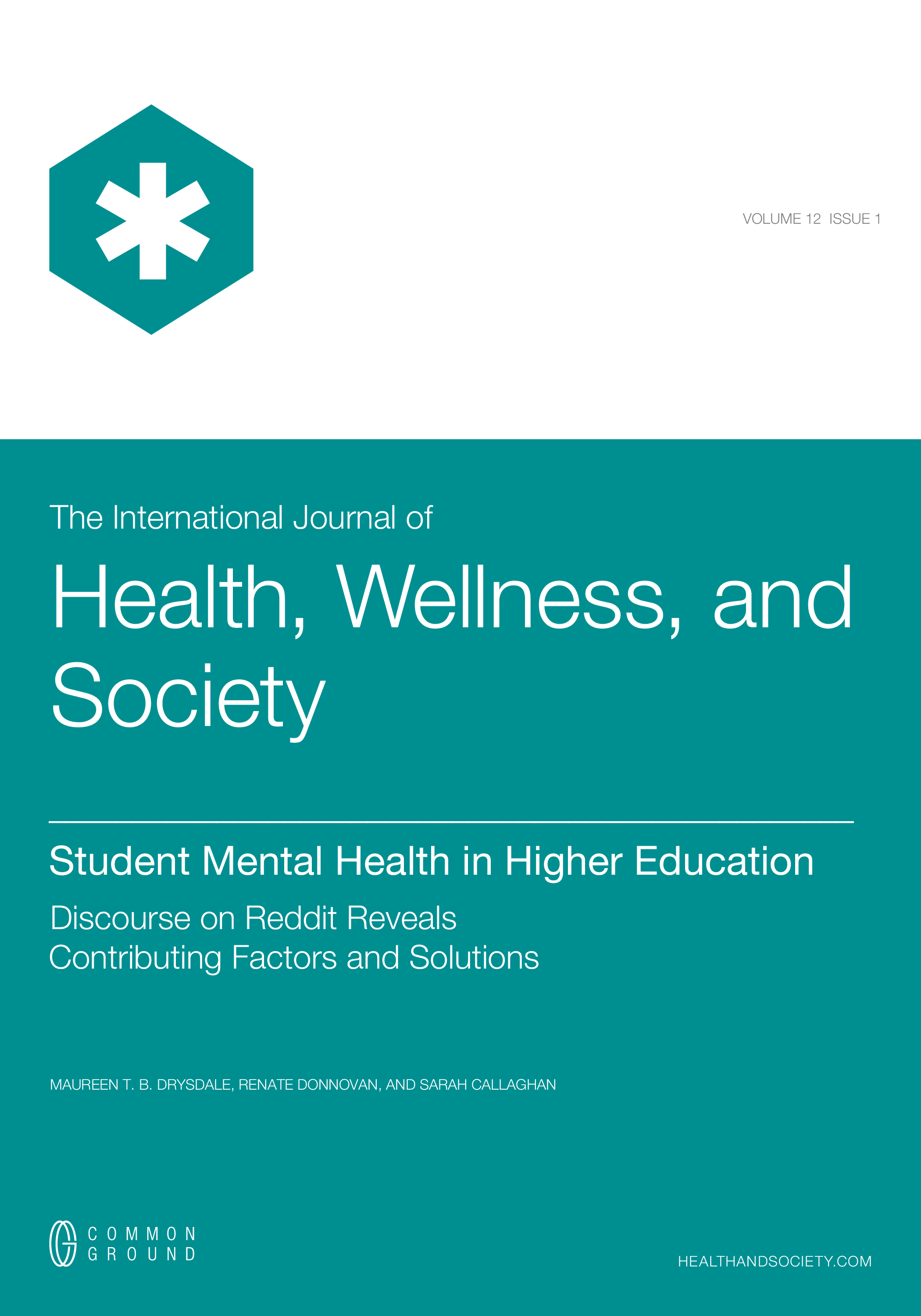 Student Mental Health in Higher Education - Article - CGScholar