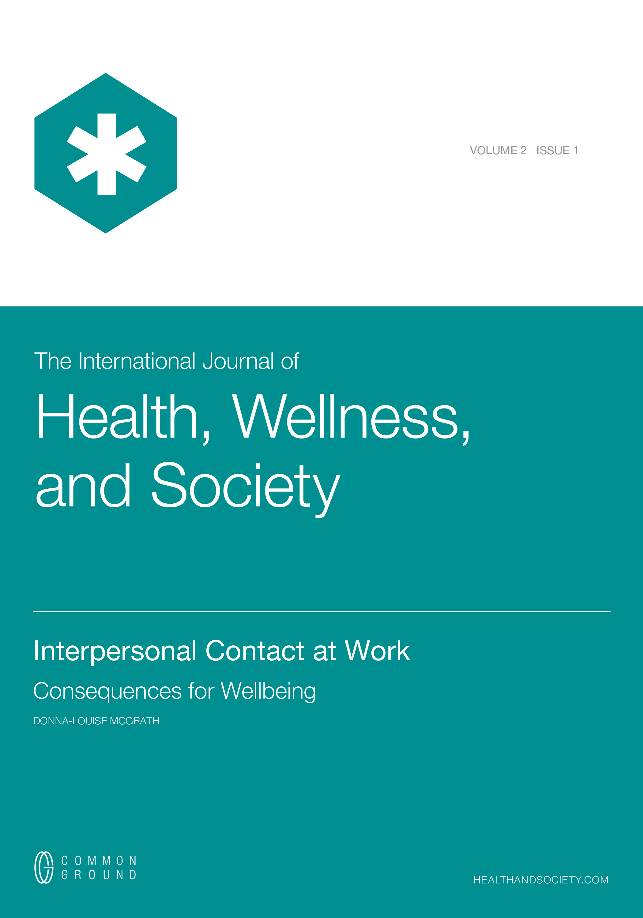 Interpersonal Contact at Work - Article - CGScholar