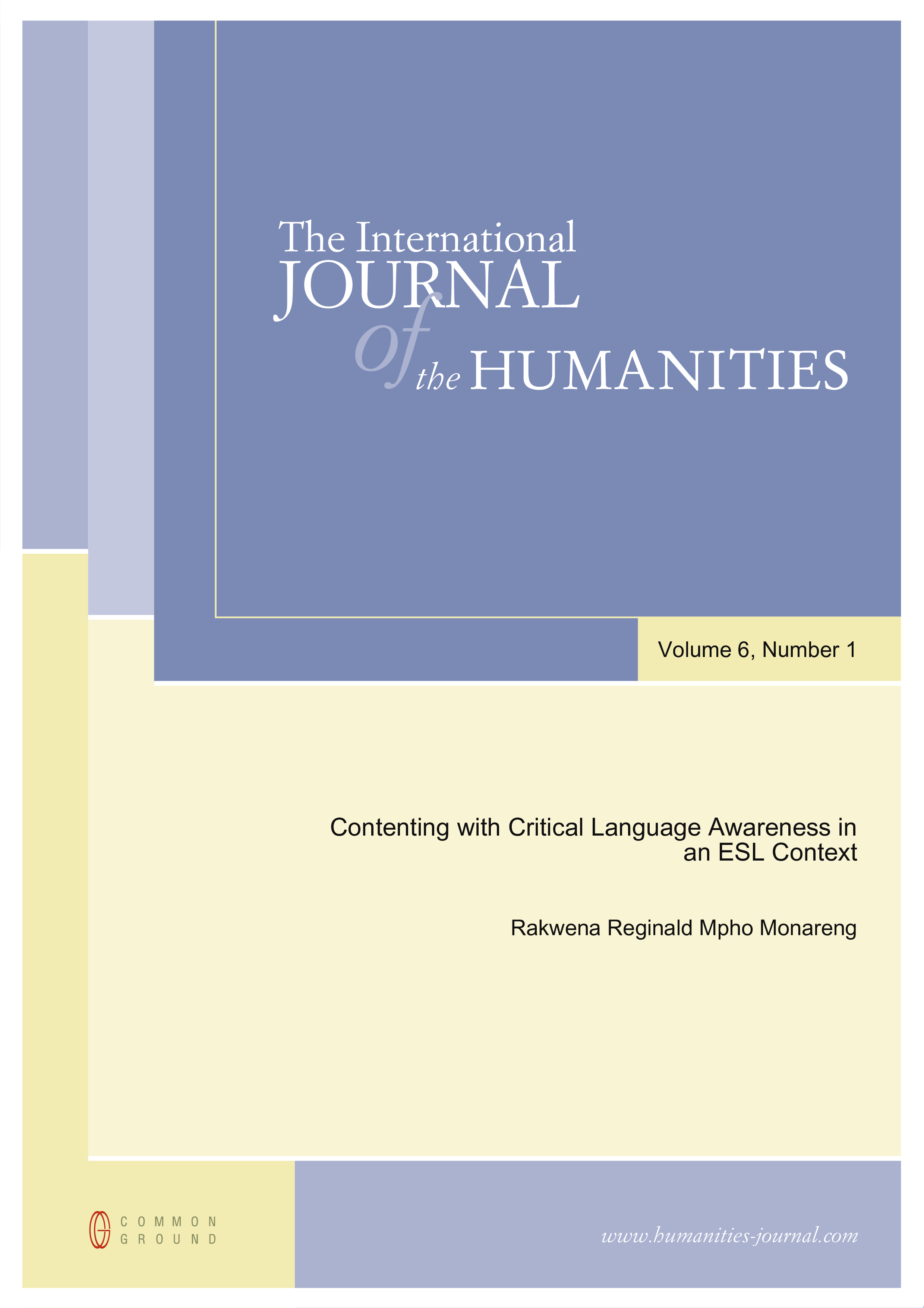 Contenting with Critical Language Awareness in an ESL Context - Article ...