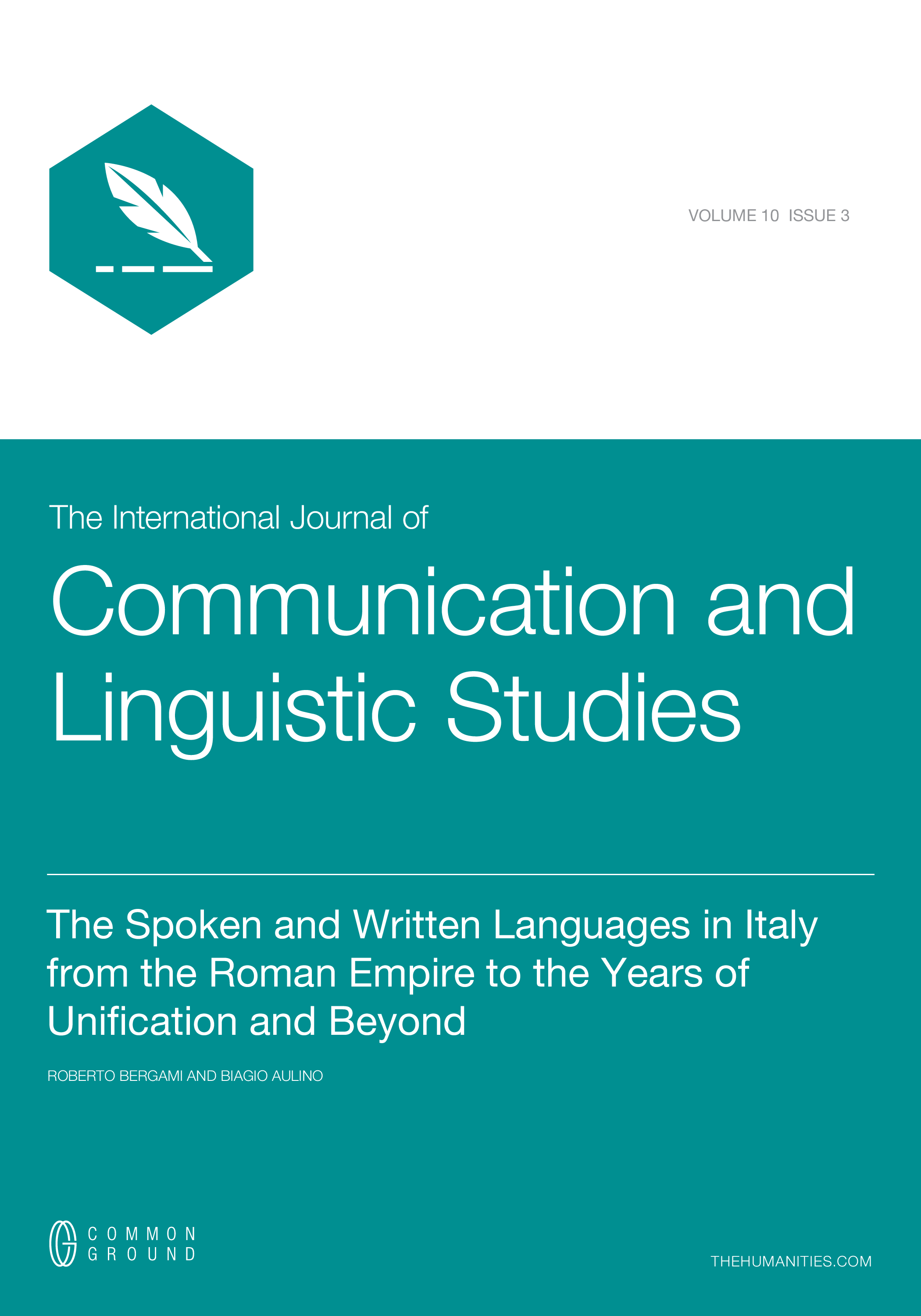 The Spoken and Written Languages in Italy from the Roman Empire to the ...