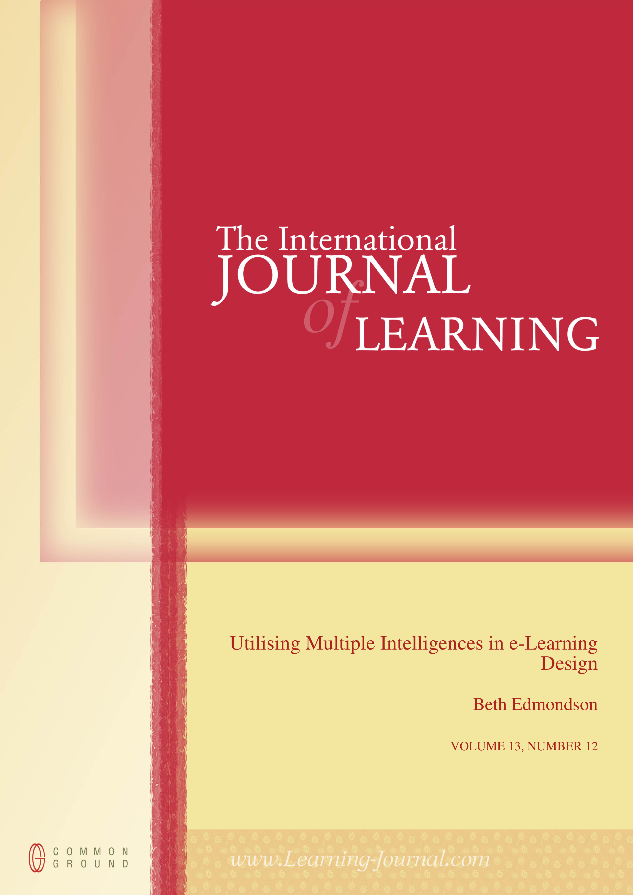 Utilising Multiple Intelligences in e-Learning Design - Article - CGScholar