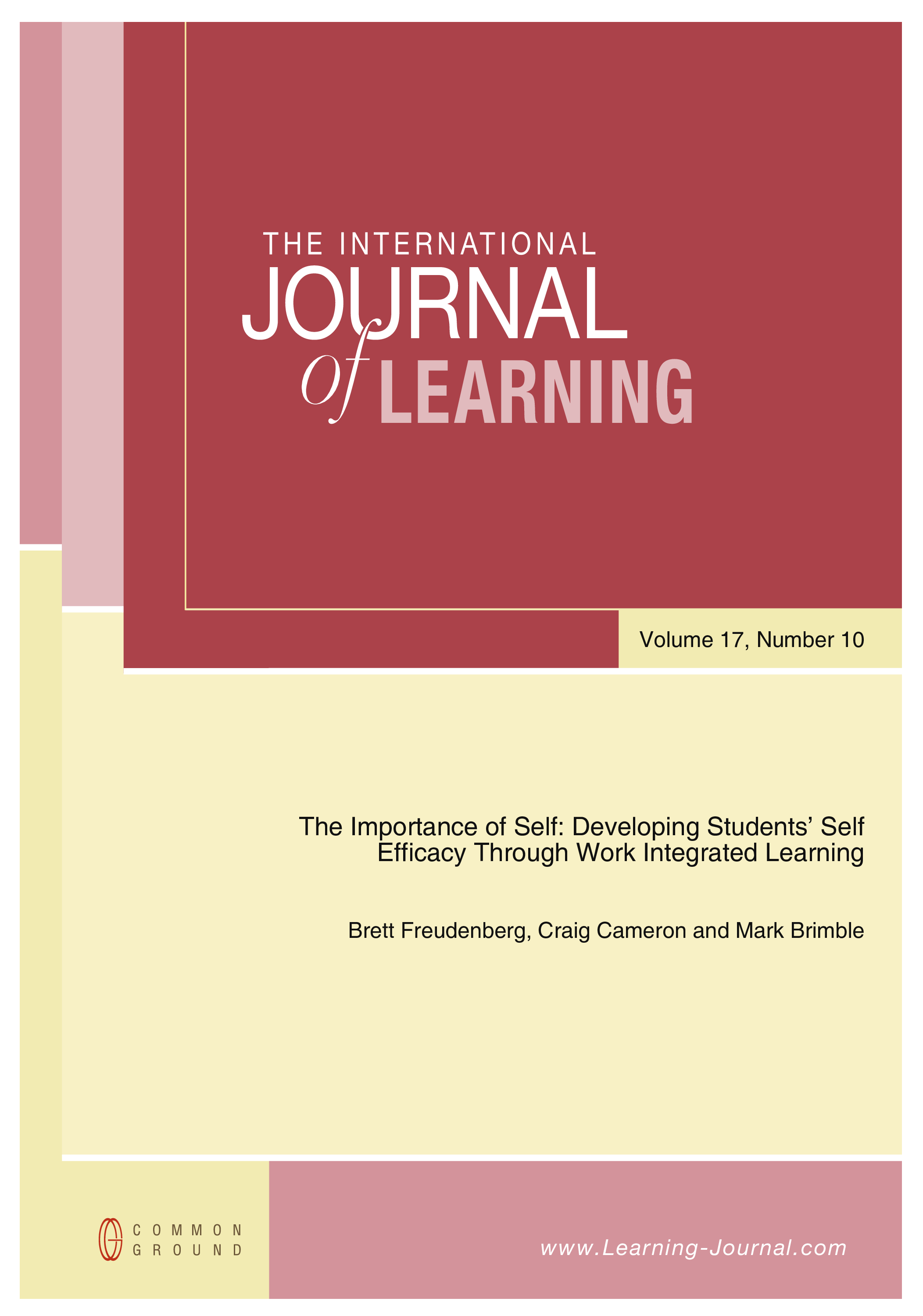 The Importance of Self - Article - CGScholar