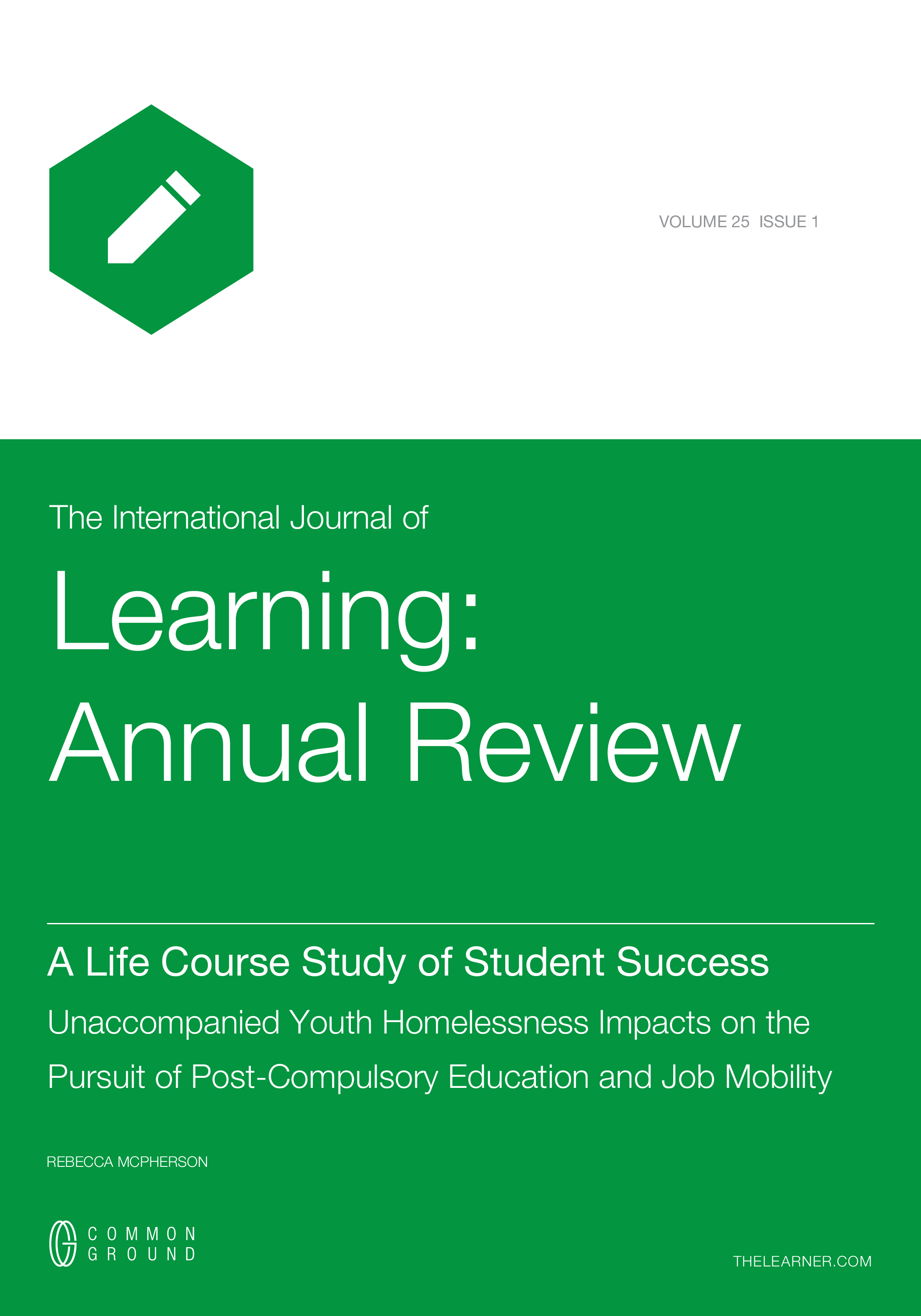 A Life Course Study of Student Success - Article - CGScholar