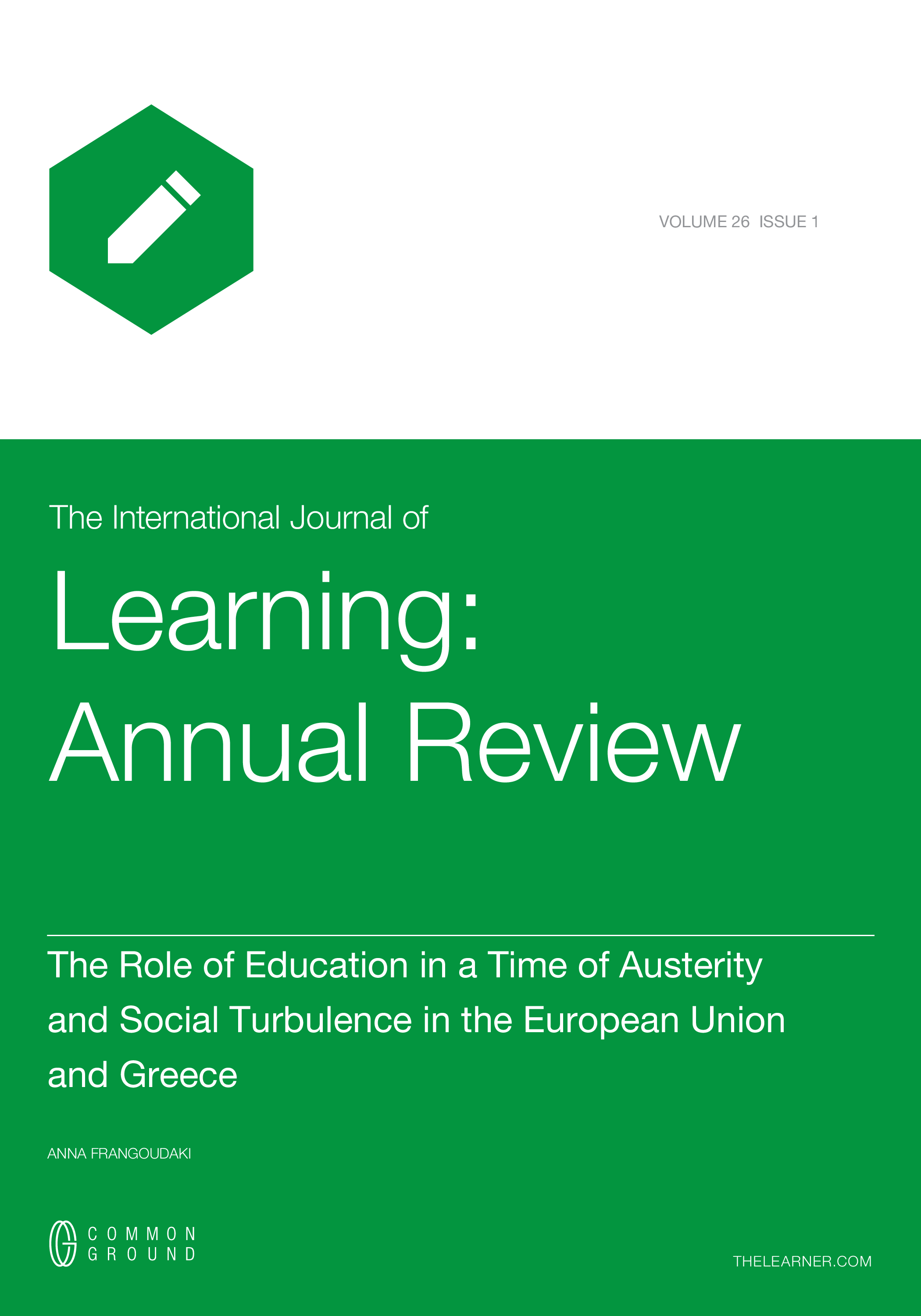 The Role of Education in a Time of Austerity and Social Turbulence in ...