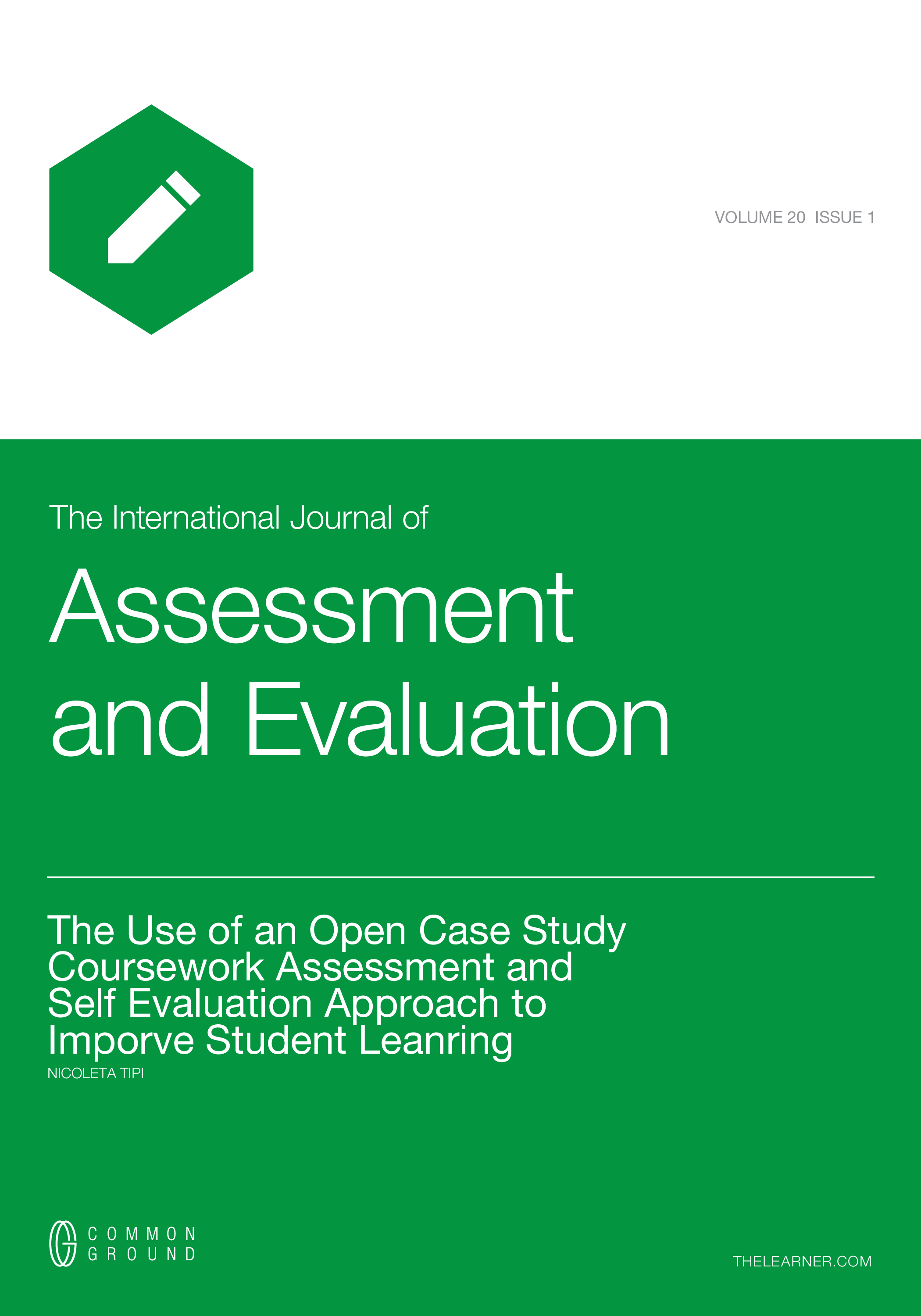 The Use of an Open Case Study Coursework Assessment and Self-Evaluation ...