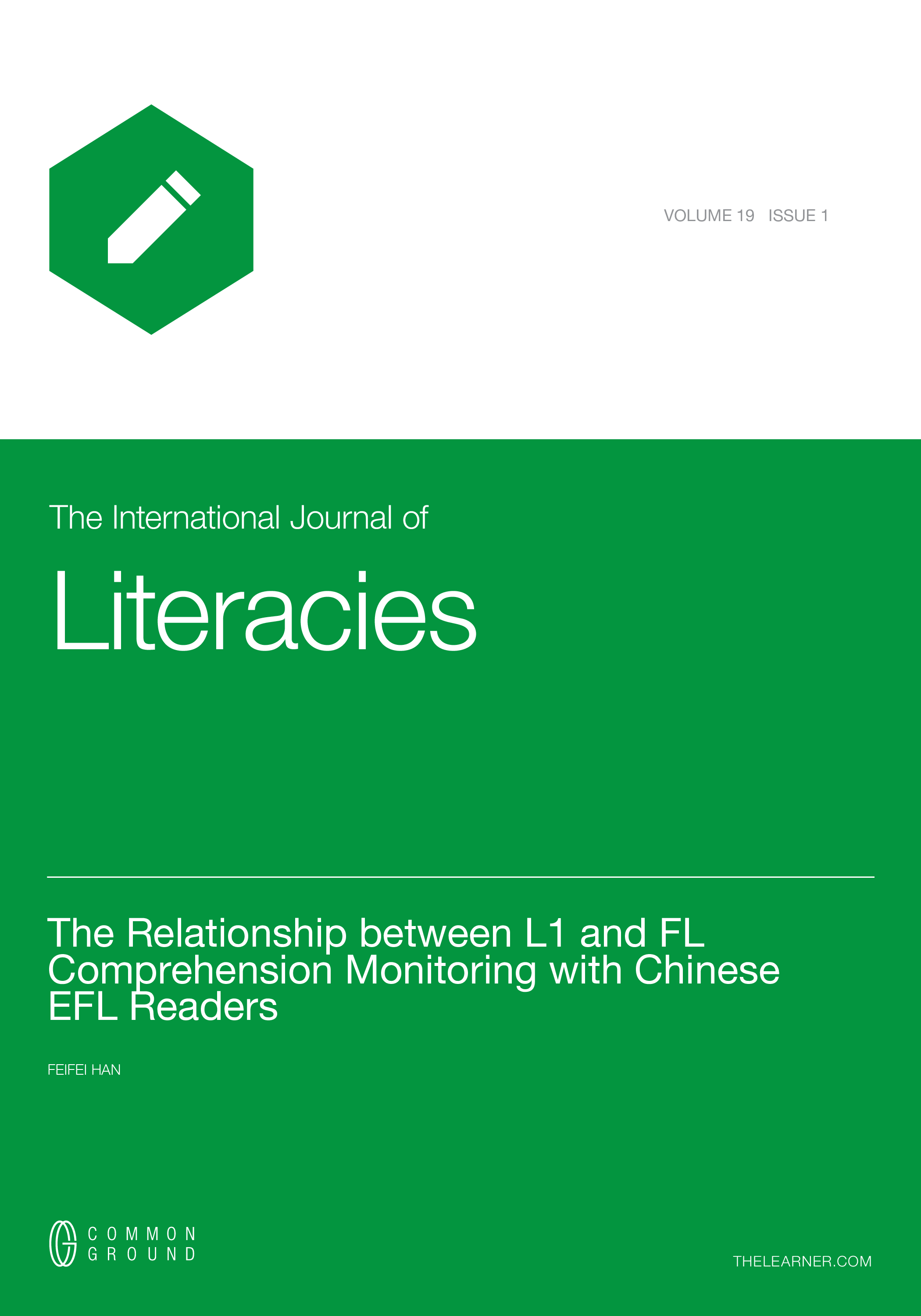 The Relationship between L1 and FL Comprehension Monitoring with ...