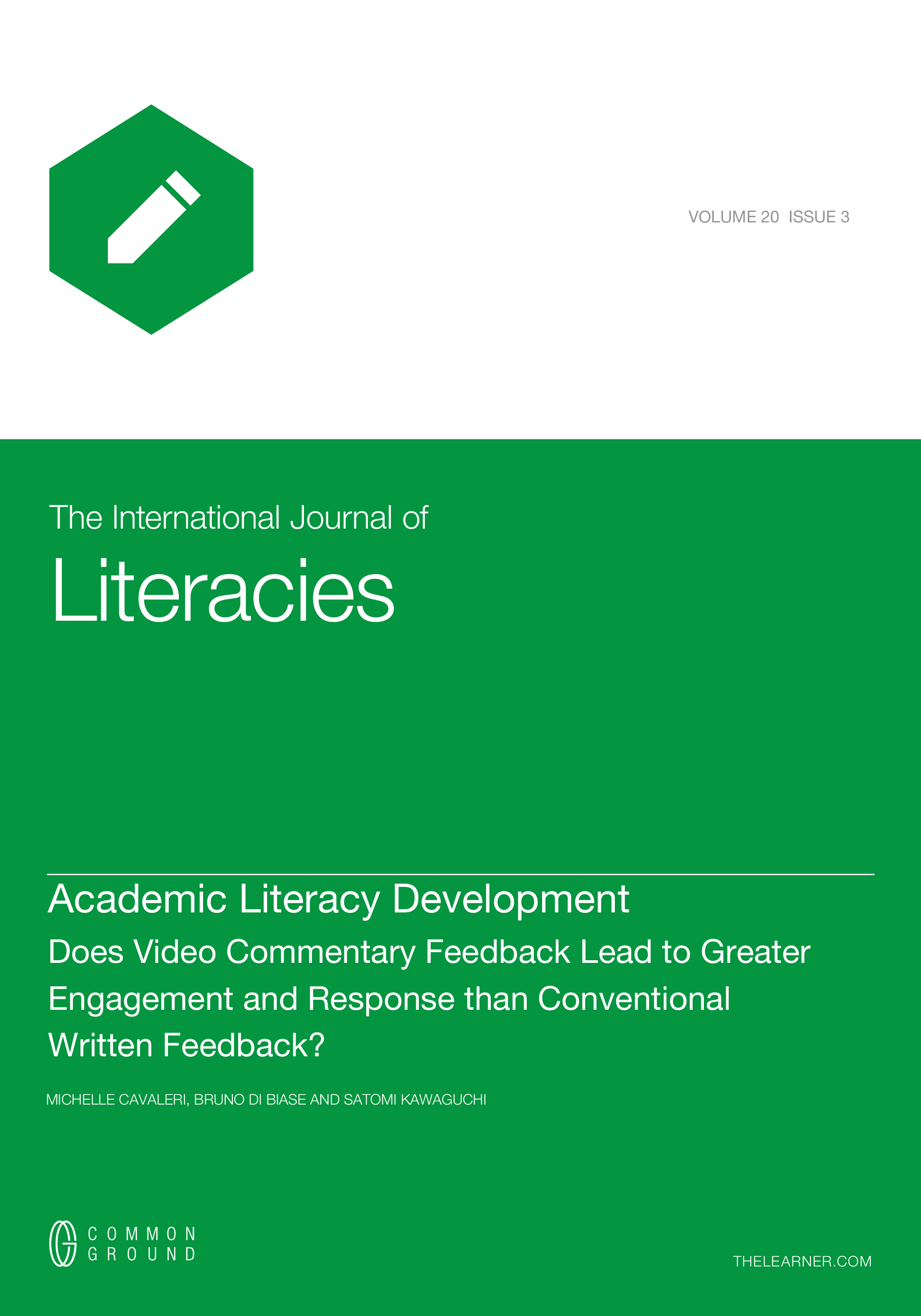 Academic Literacy Development - Article - CGScholar