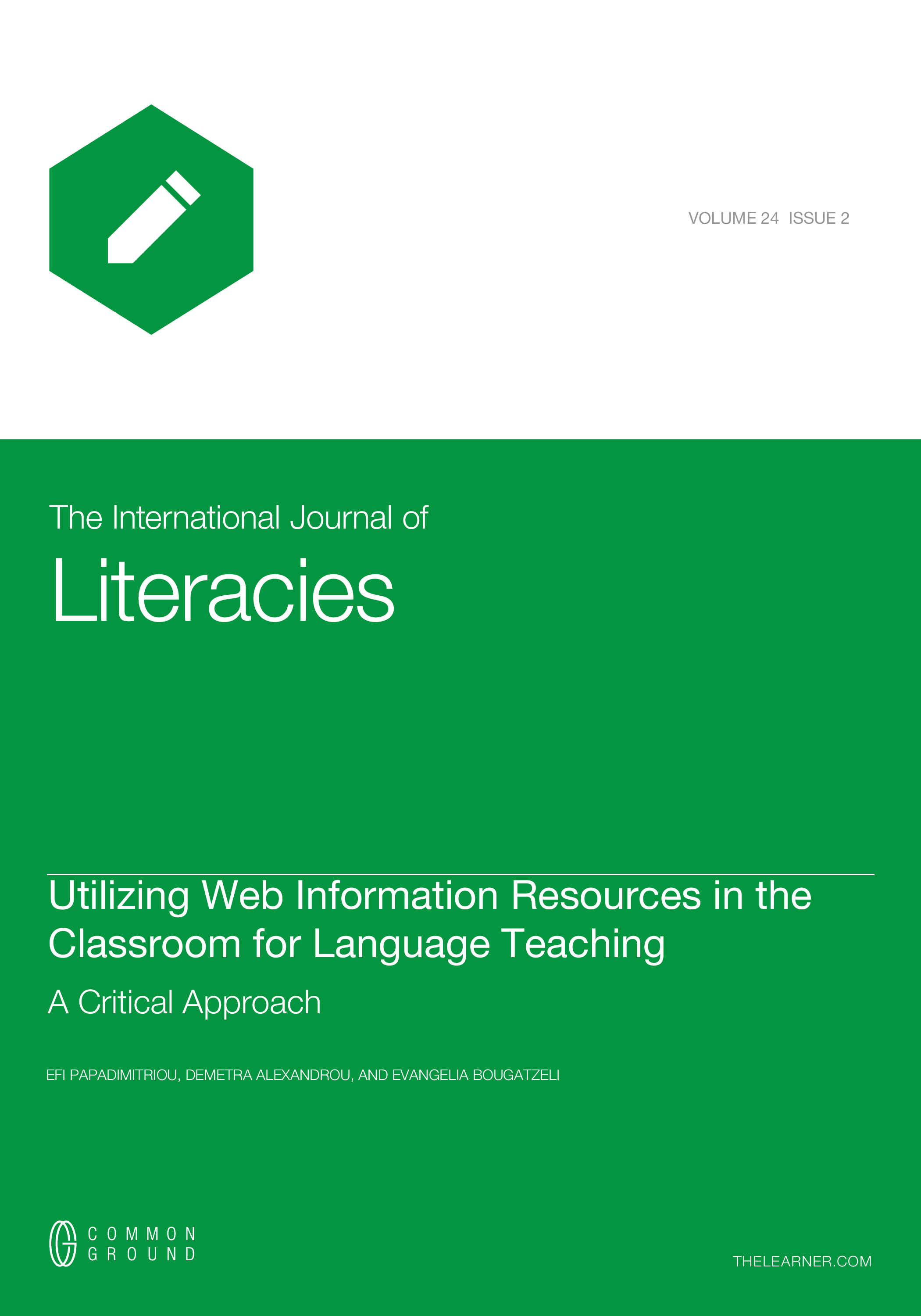 Utilizing Web Information Resources in the Classroom for Language ...