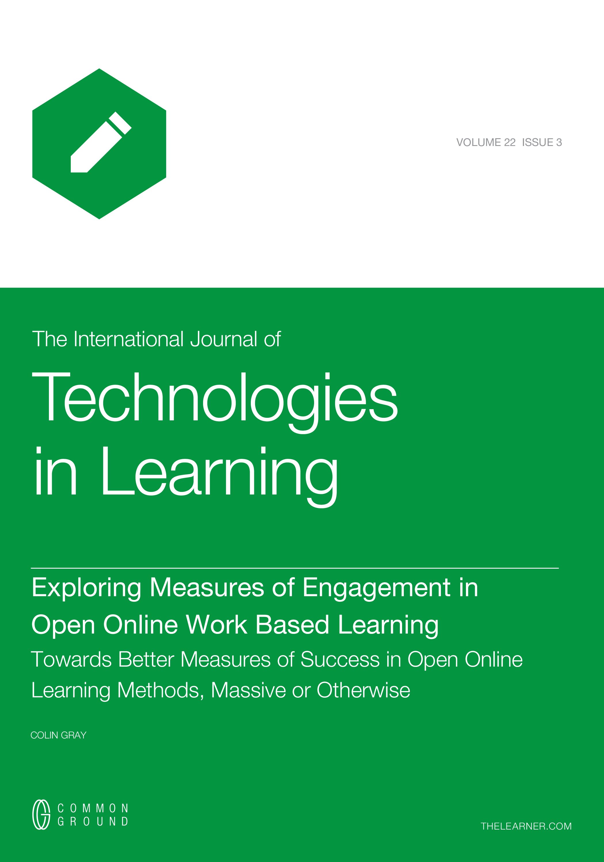 Exploring Measures of Engagement in Open Online Work Based Learning ...