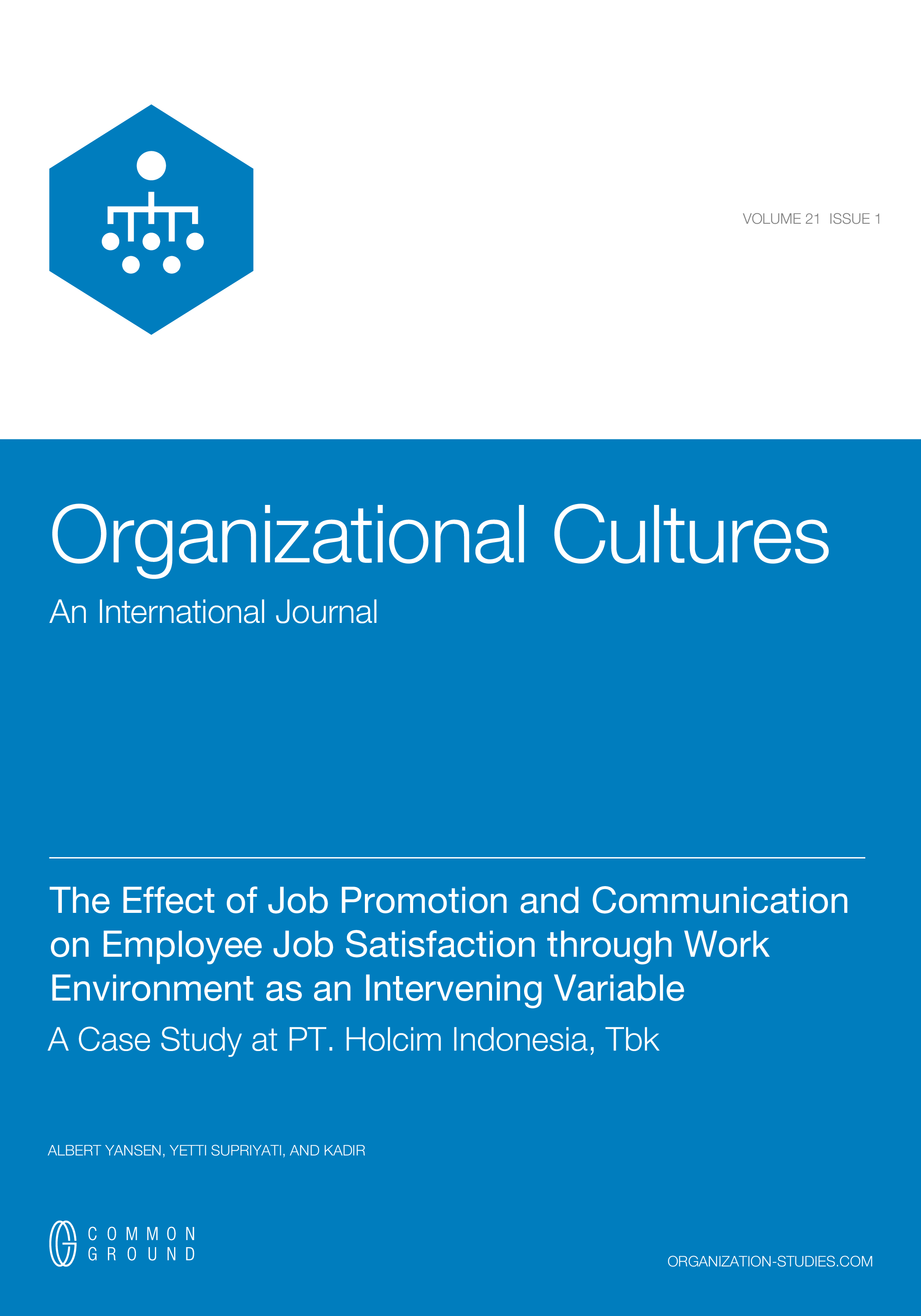 The Effect of Job Promotion and Communication on Employee Job ...