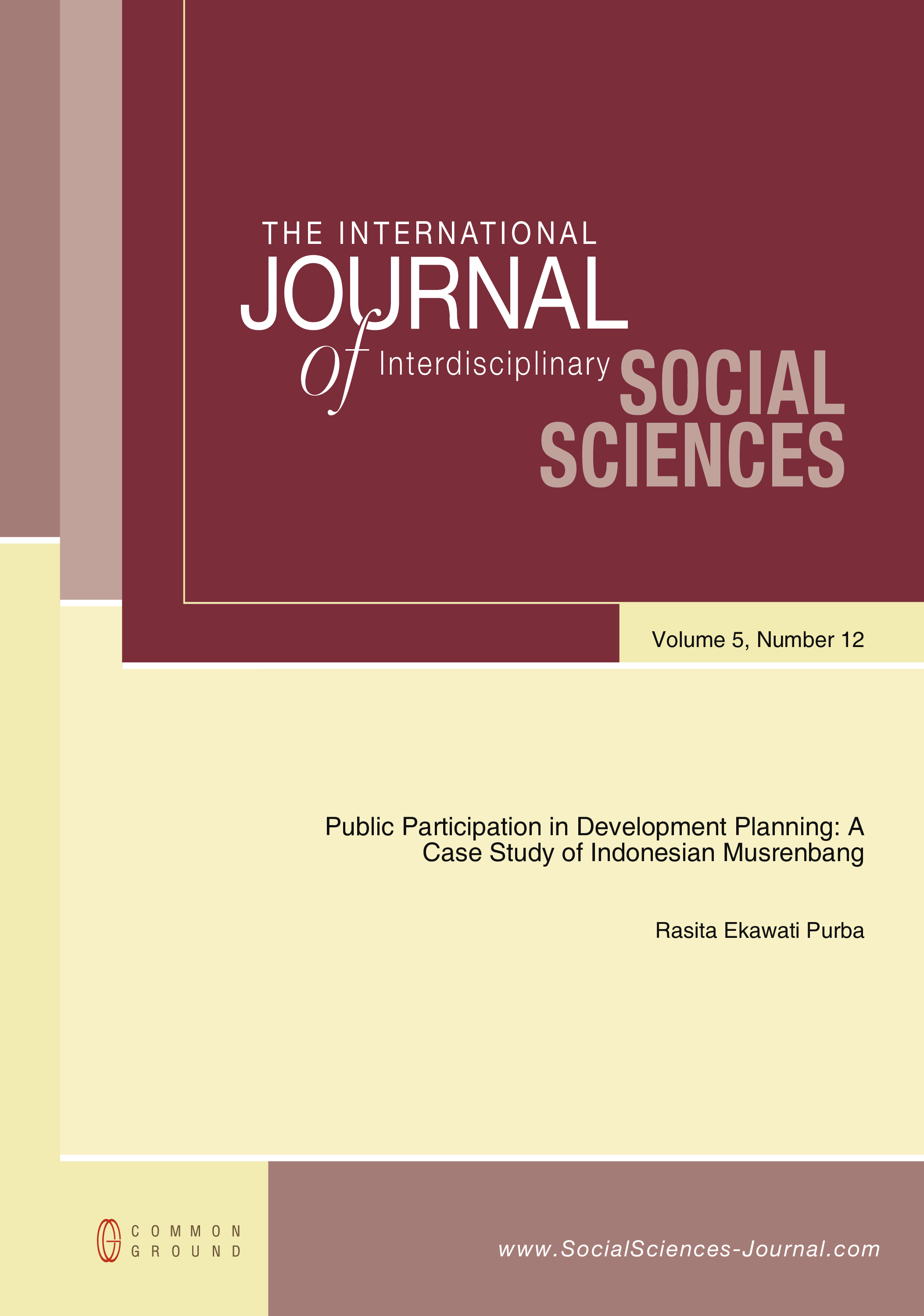 Public Participation in Development Planning - Article - CGScholar