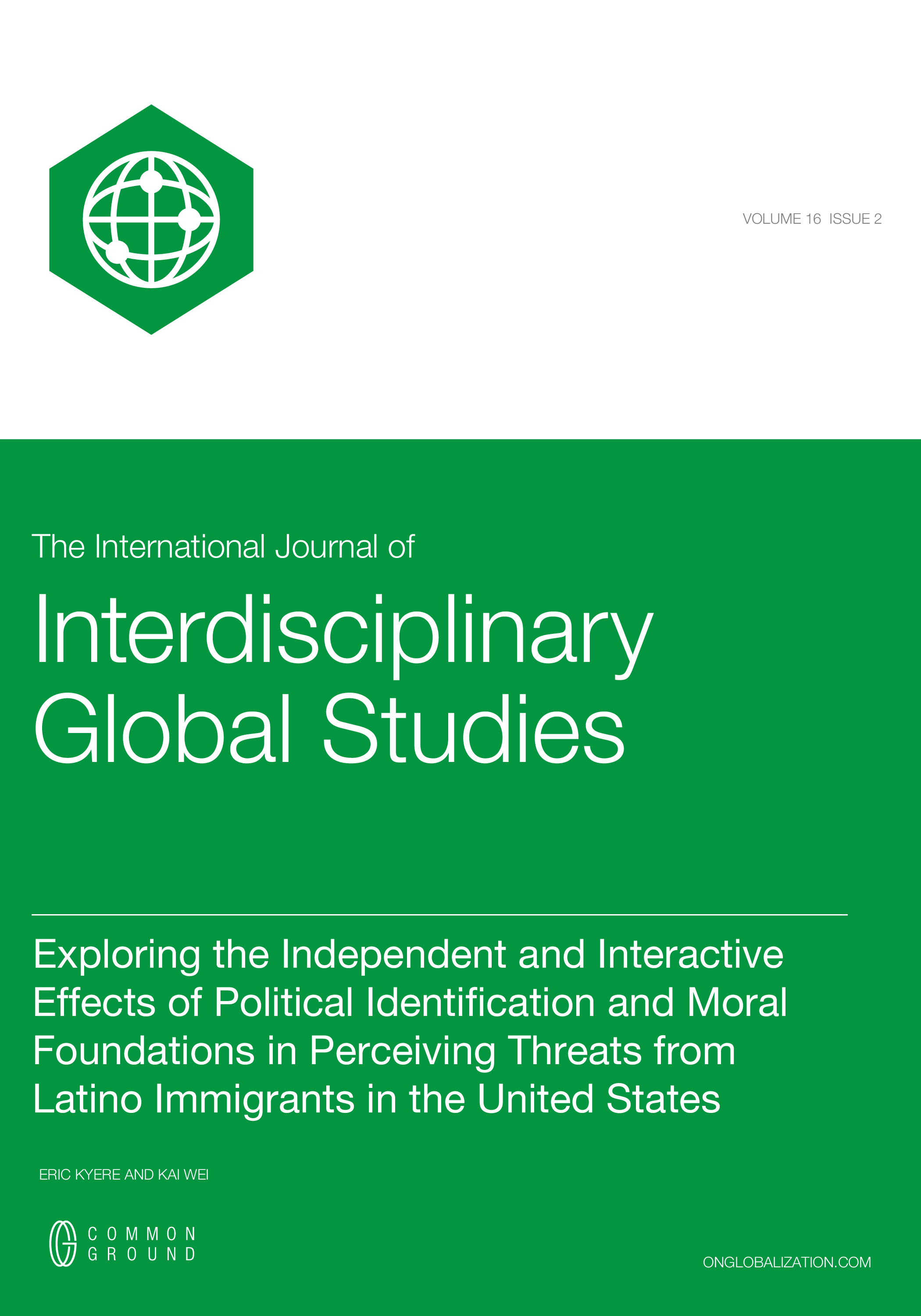 Exploring the Independent and Interactive Effects of Political ...