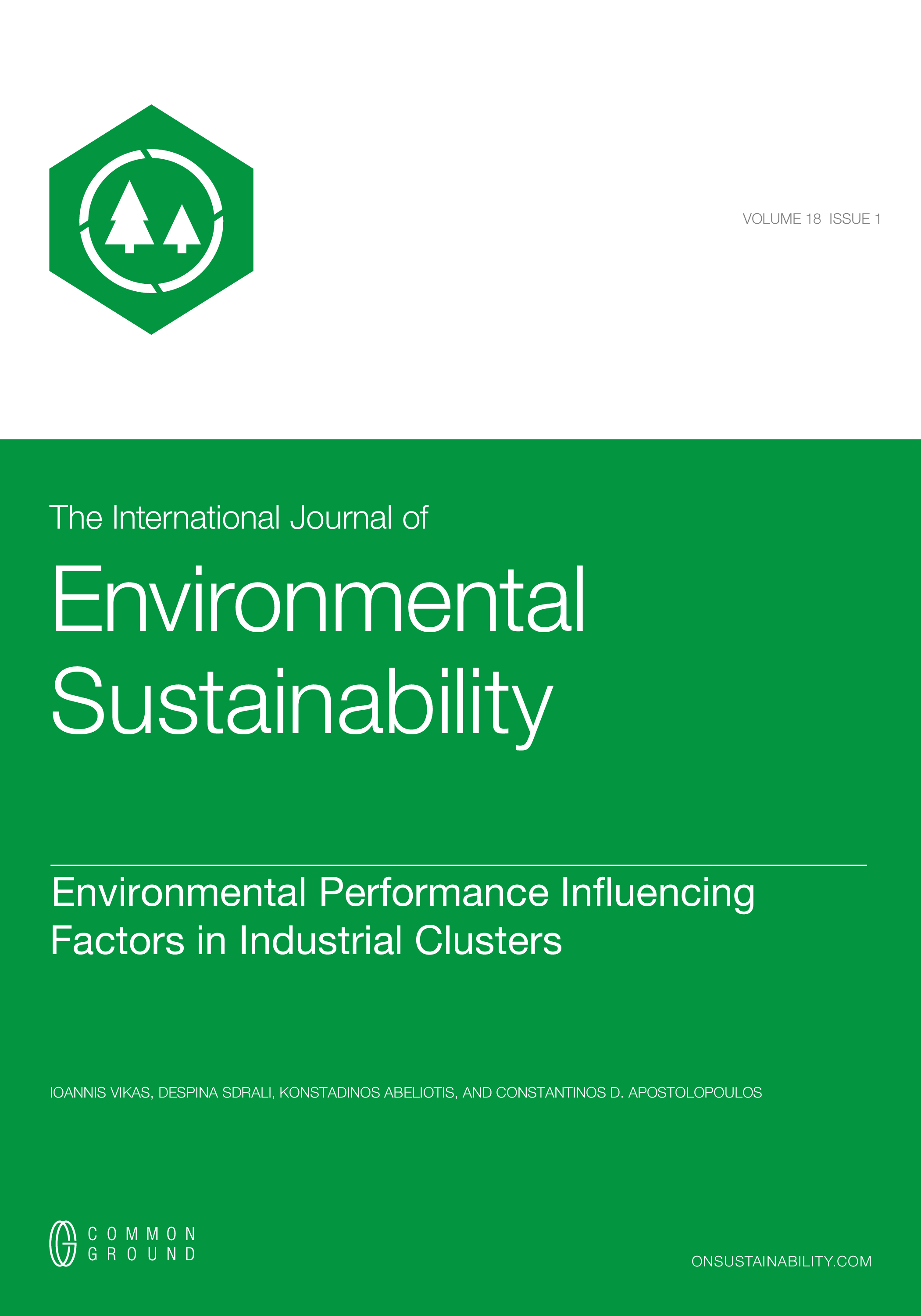 Environmental Performance Influencing Factors in Industrial Clusters ...