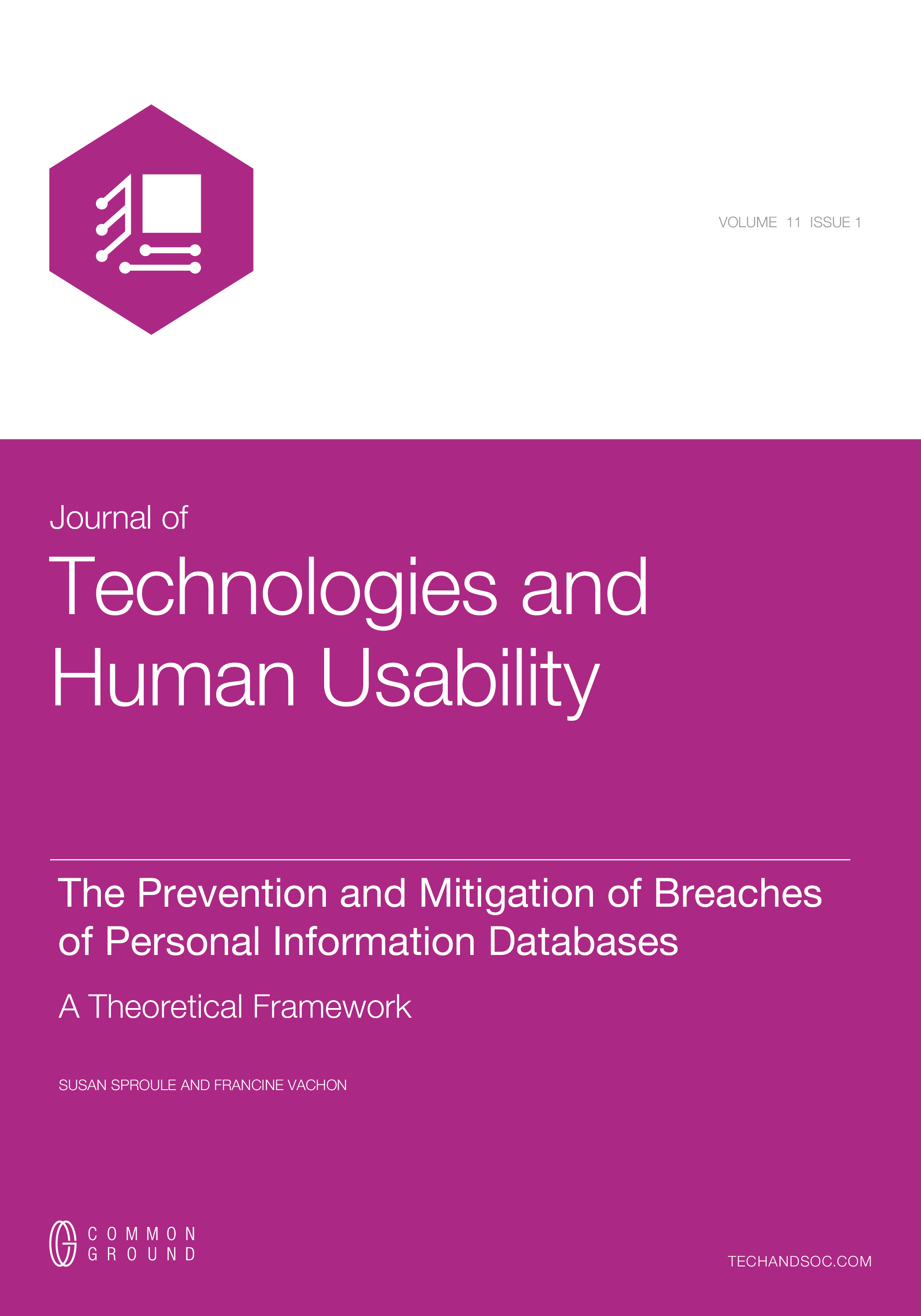 The Prevention and Mitigation of Breaches of Personal Information ...