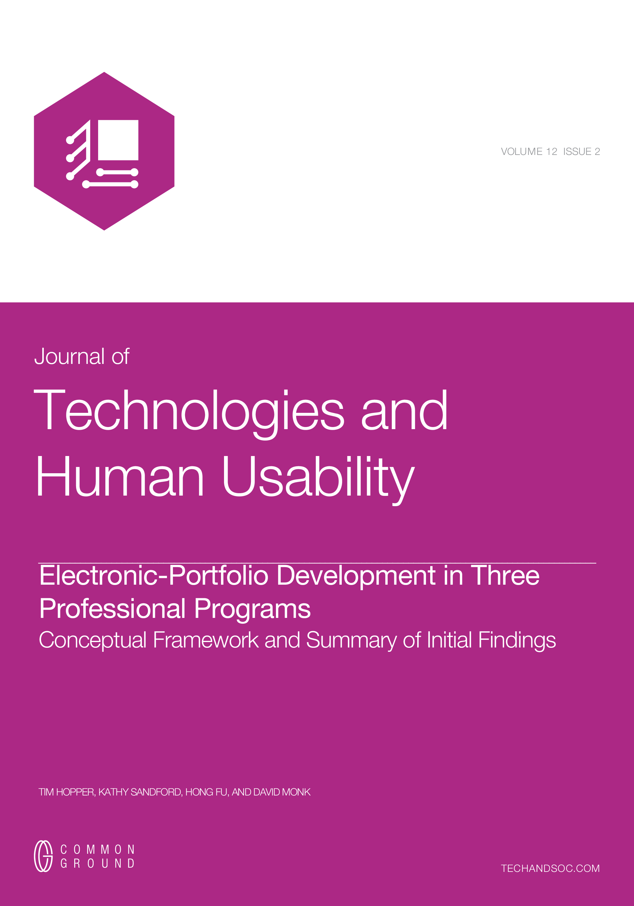 Analyzing the Application of ePortfolios in Three Professional Programs ...
