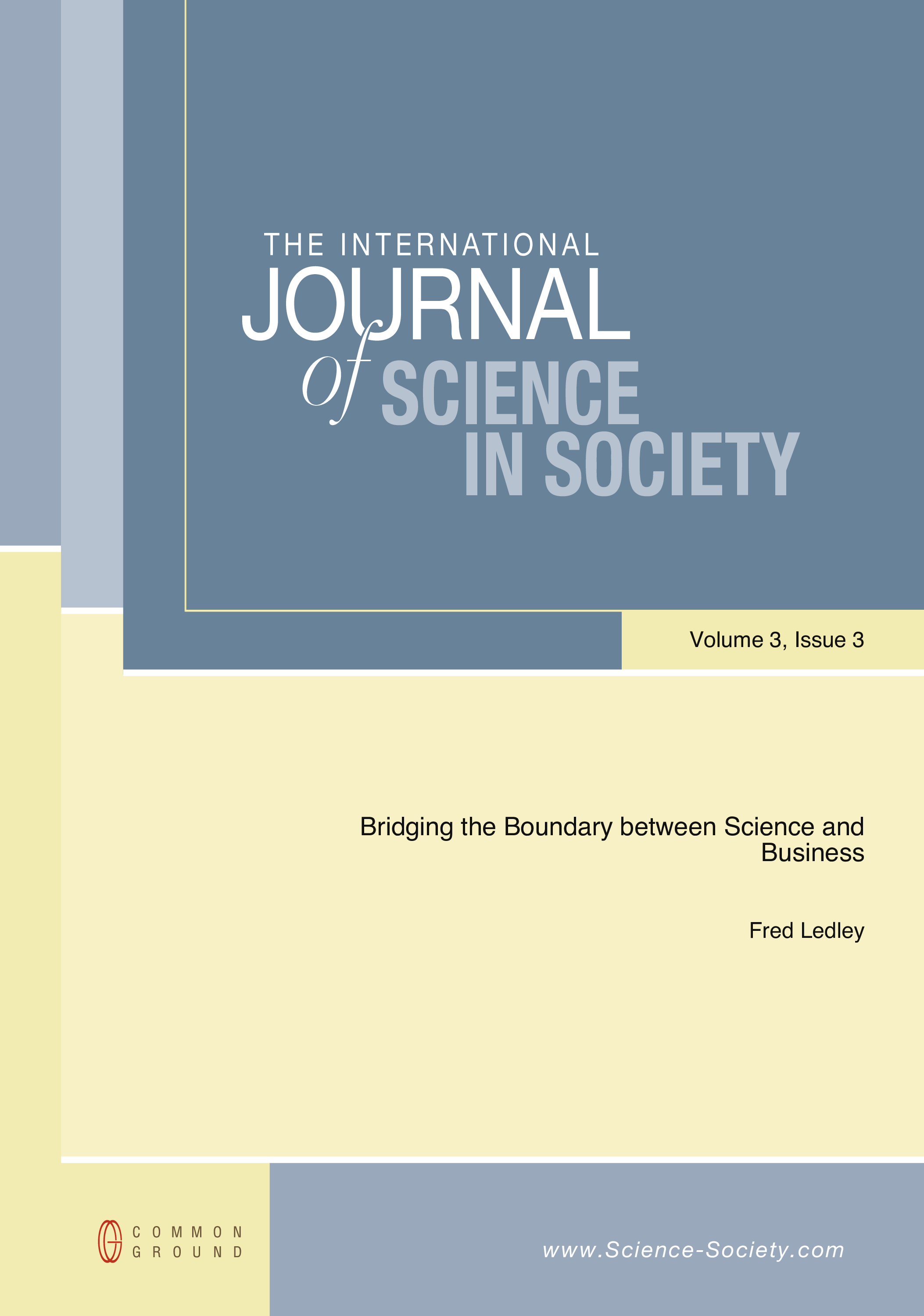 Bridging the Boundary between Science and Business - Article - CGScholar