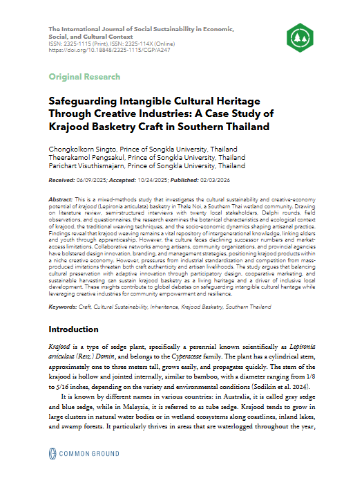 Safeguarding Intangible Cultural Heritage Through Creative Industries ...