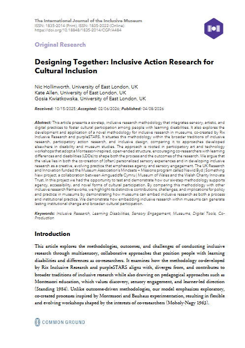 Designing Together - Article - CGScholar