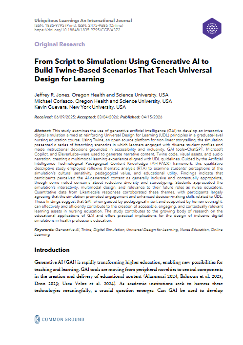 From Script to Simulation - Article - CGScholar