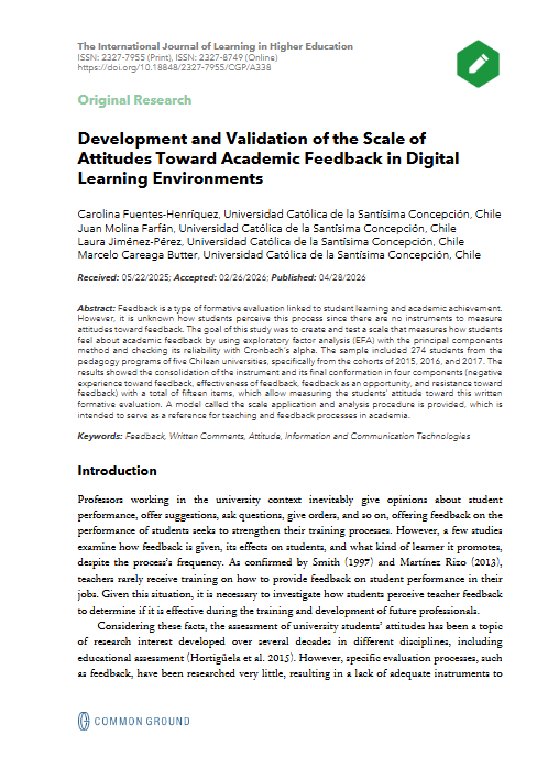 Development and Validation of the Scale of Attitudes Toward Academic ...