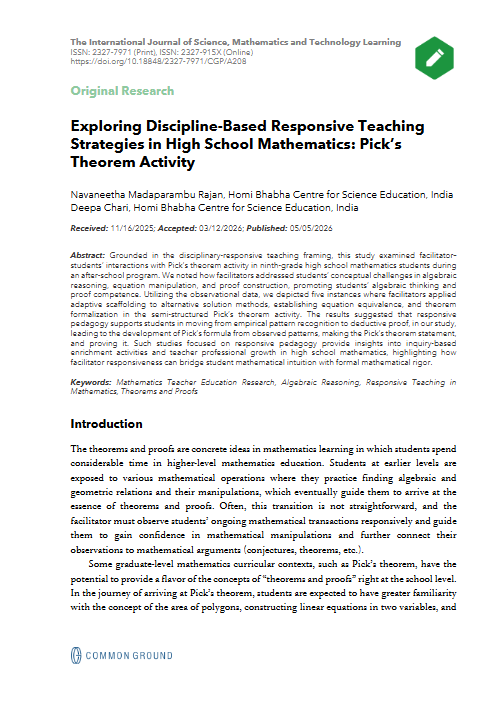 Exploring Discipline-Based Responsive Teaching Strategies in High ...