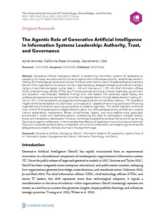 The Agentic Role of Generative Artificial Intelligence in Information ...